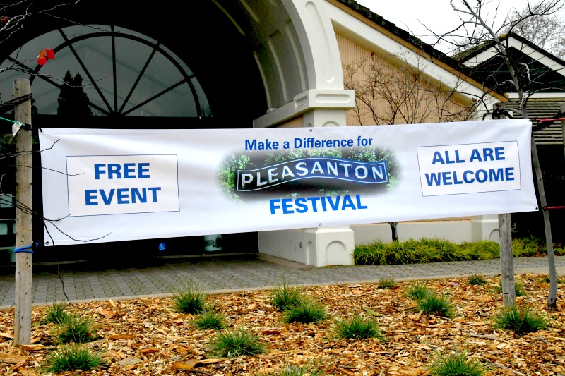 Make A Difference For Pleasanton Festival Sign