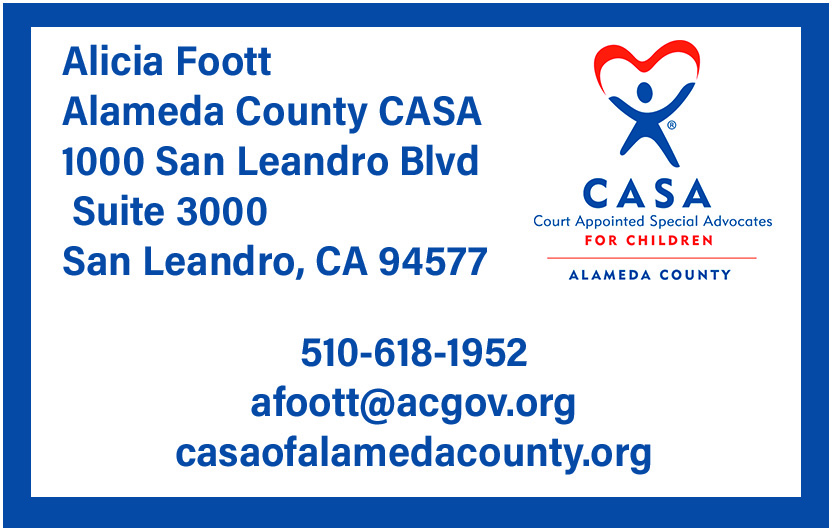 Friends of Alameda County CASA Contact Info for MAD4P Festival Website