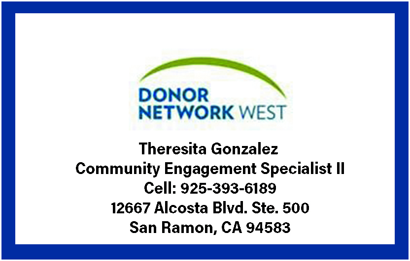 Donor Network West Contact information for the MAD4P Website